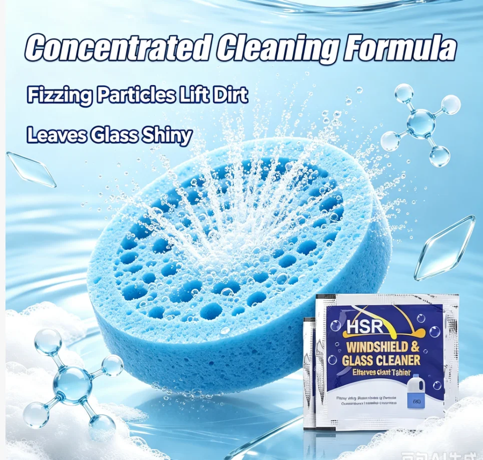 300-10pcs Solid Cleaner Car Windscreen Cleaner Effervescent Tablet Auto Wiper Glass Solid Cleaning Concentrated Tablet Detergent