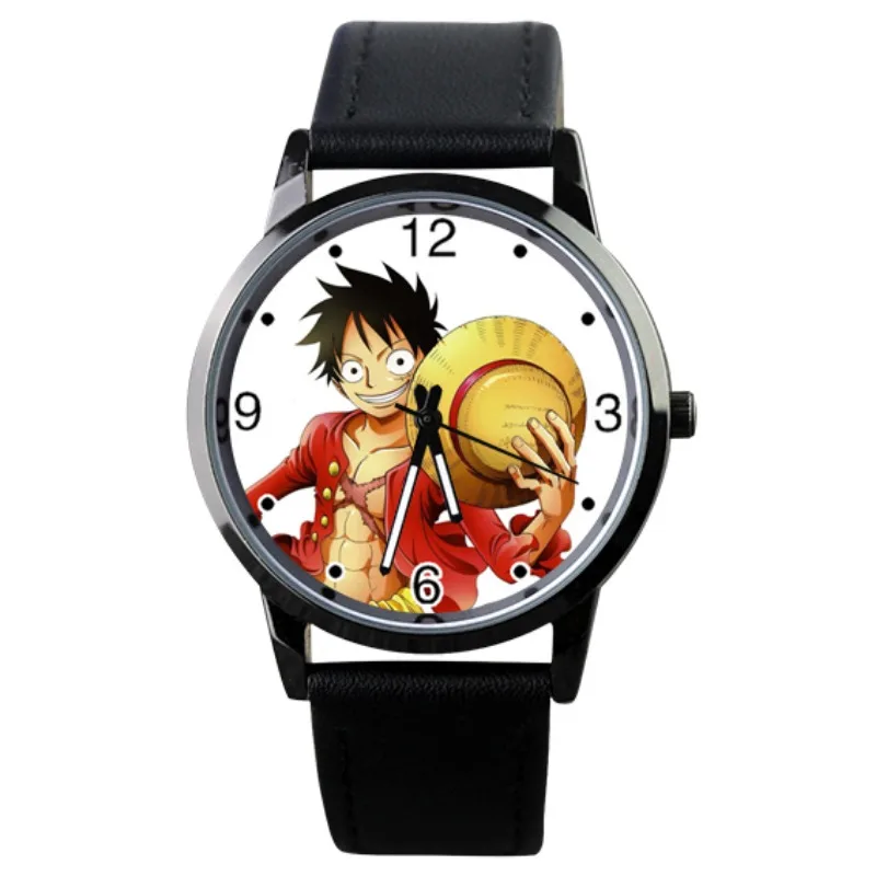 Nuovo stile Anime One Piece Rufy Ace Sabo Solon Shanzhina Mei Creativo Periferico Cartoon Orologio per il tempo libero Decorazione Forniture