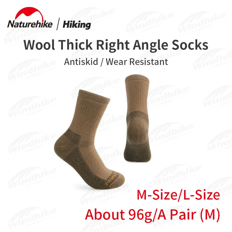 

Naturehike Camping Sport Socks Women Men Cycling Socks Wool Warm Socks Right Angle Socks Outdoor Hiking Mountaineering Socks