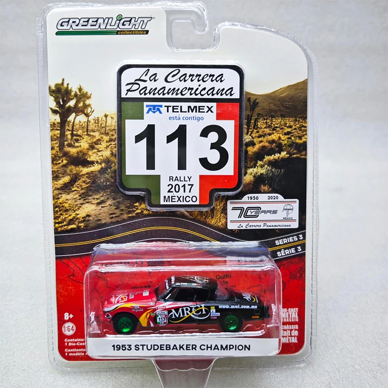 Greenlight 1:64 113 1953 Studebaker Champion Green Machine Series Alloy Die Casting Model Collect Ornaments