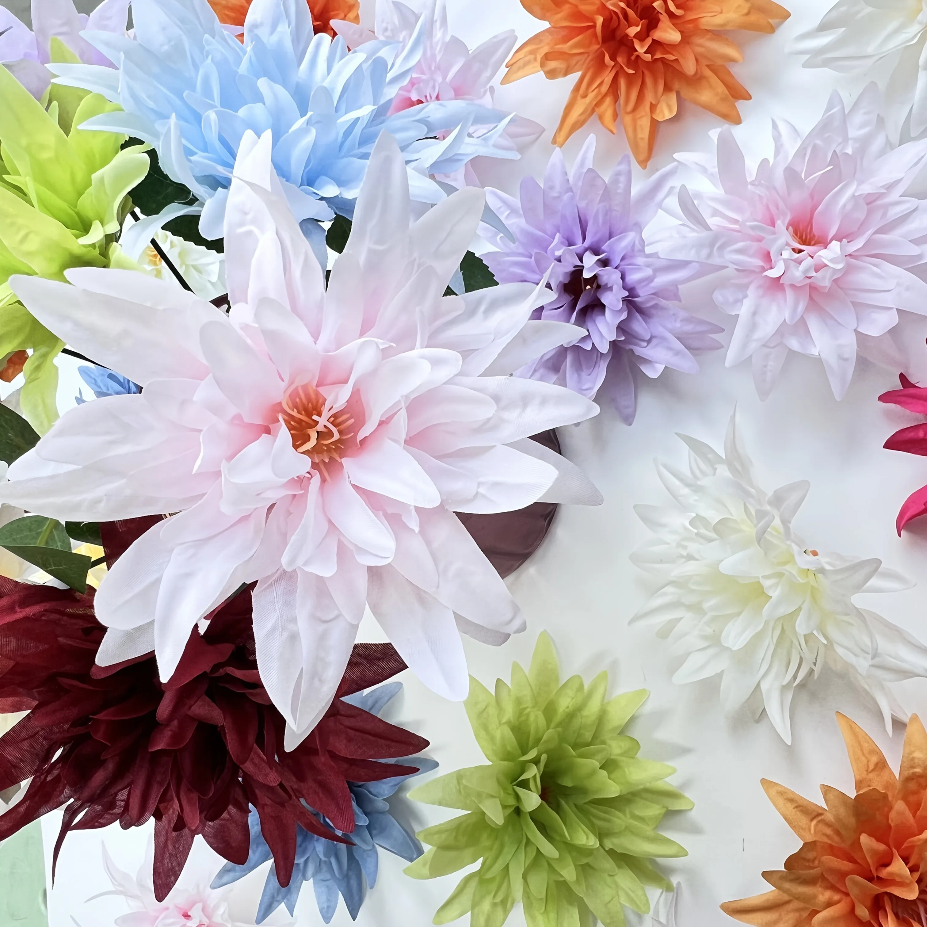 5/10 Stück künstliche Blumenköpfe, 11 cm, künstliche Blumen für Heimdekoration, Partyzubehör, Hochzeit, Hochzeit, Dekoration, DIY-Geschenke, Zubehör – Detail 6