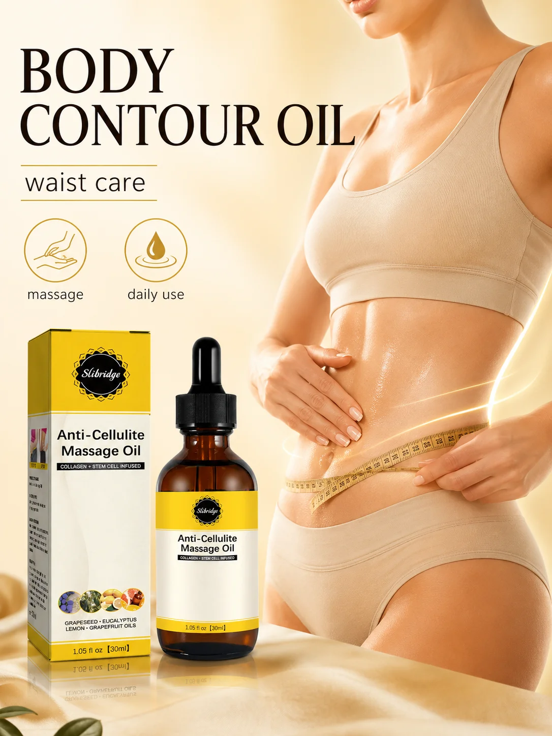 Slimming Essential Oil Weight Loss Body Shaping Firming Anti Cellulite Tightening Skin Full Body Massage Care for Women Men