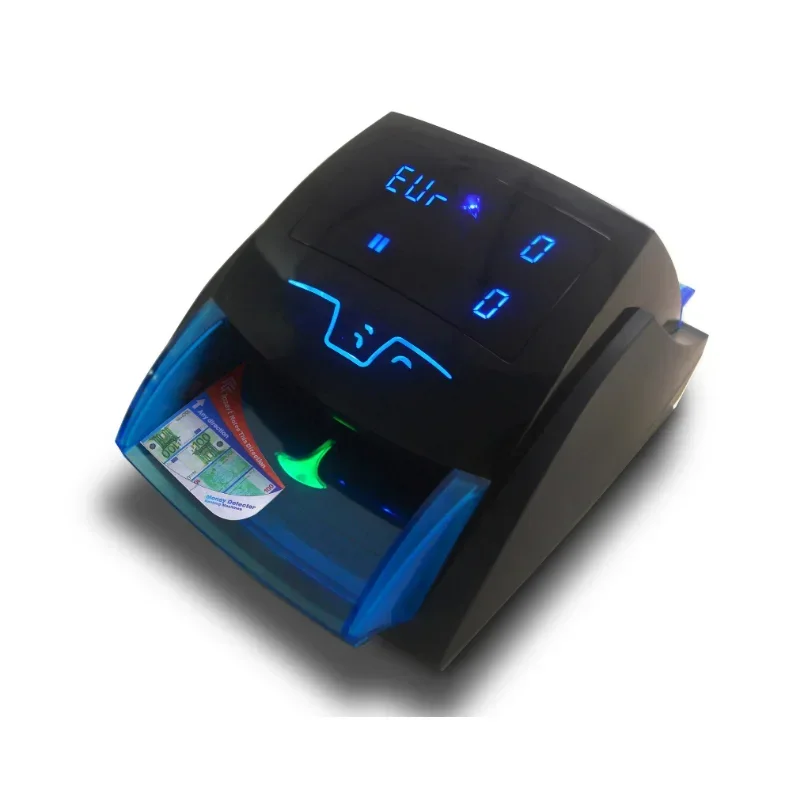 Upgrade Mini Handy Banknote UV/MG Detecting Machine Fake Euro Notes Money Bill Detector For USD/EUR Cash Detector With Battery