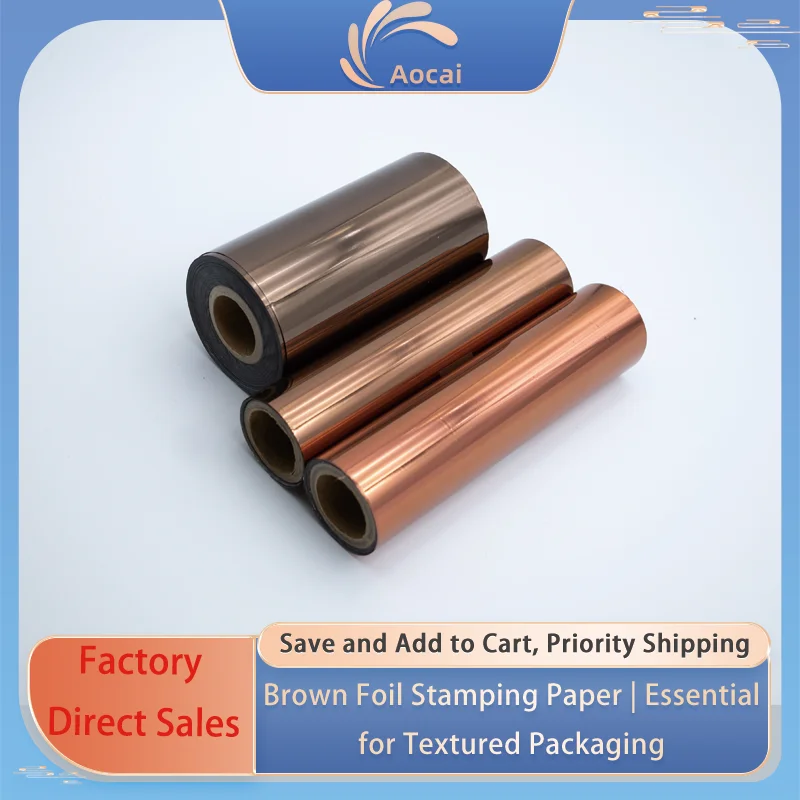 

Digital Hot Stamping Gold Foil Paper Laser Toner Printing Dark Gray, Rose Gold, Brown