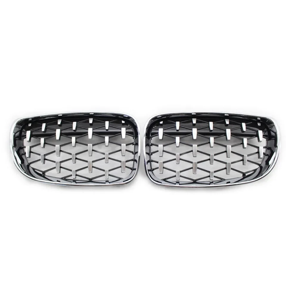 Für bmw e81 e87 e82 e88 128i 130i 135i Auto Front stoßstange Nieren gitter Renn gitter Gitter glänzend schwarz Doppel latten Grill 07-11 – Detail 12