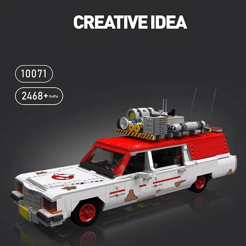 

Набор строительных блоков «Технический фильм: Охотники за привидениями» (2468 деталей) — автобус «Охотник за привидениями» и спортивный гоночный автомобиль для детей