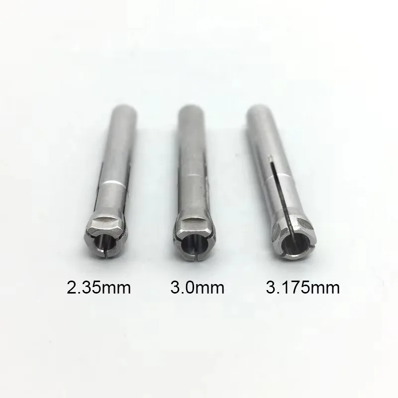 35000 RPM SDE-H37L1 Micro Motor Handpiece Assy Spare Parts Collet Chuck Standard 2.35mm 3.0mm 3.175mm Size