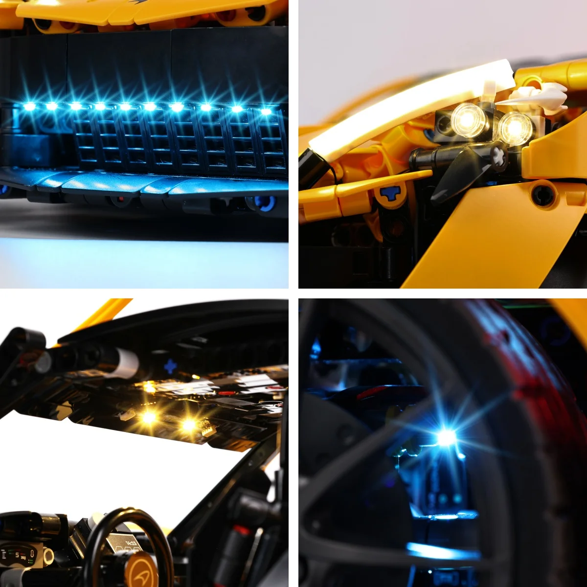 LED Light Set for LEGO McLaren P1 42172 Car Building Blocks