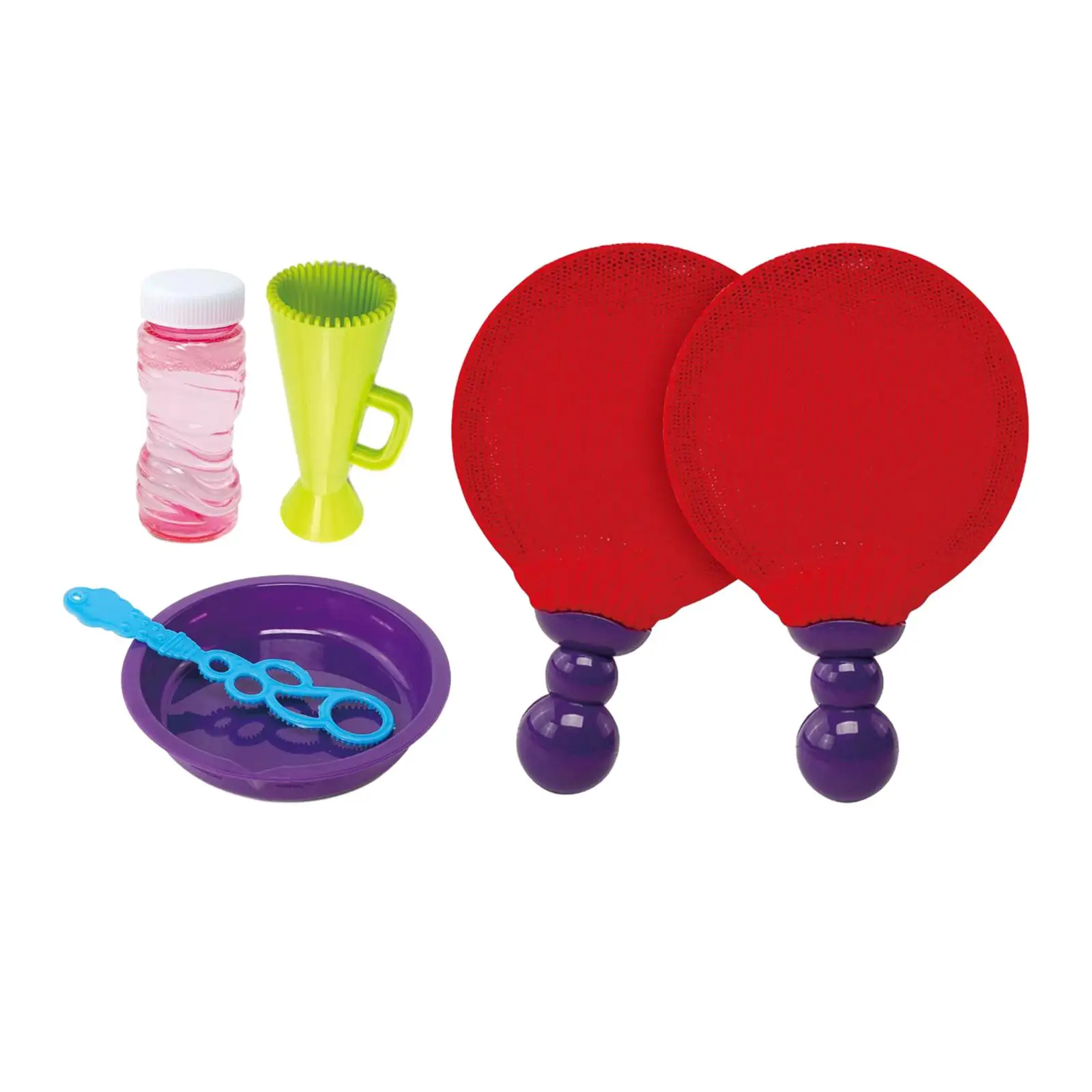 Fun Bubble Game Set with Paddle And Ball, Outdoor Toy for Kids