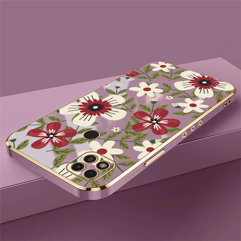 سيليكون لينة بولي TPU جراب هاتف ل Xiaomi Redmi A3 A5 A1 A2 زائد 14C 12 12C 13C 5G 13 تصفيح للصدمات زهرة طباعة غطاء