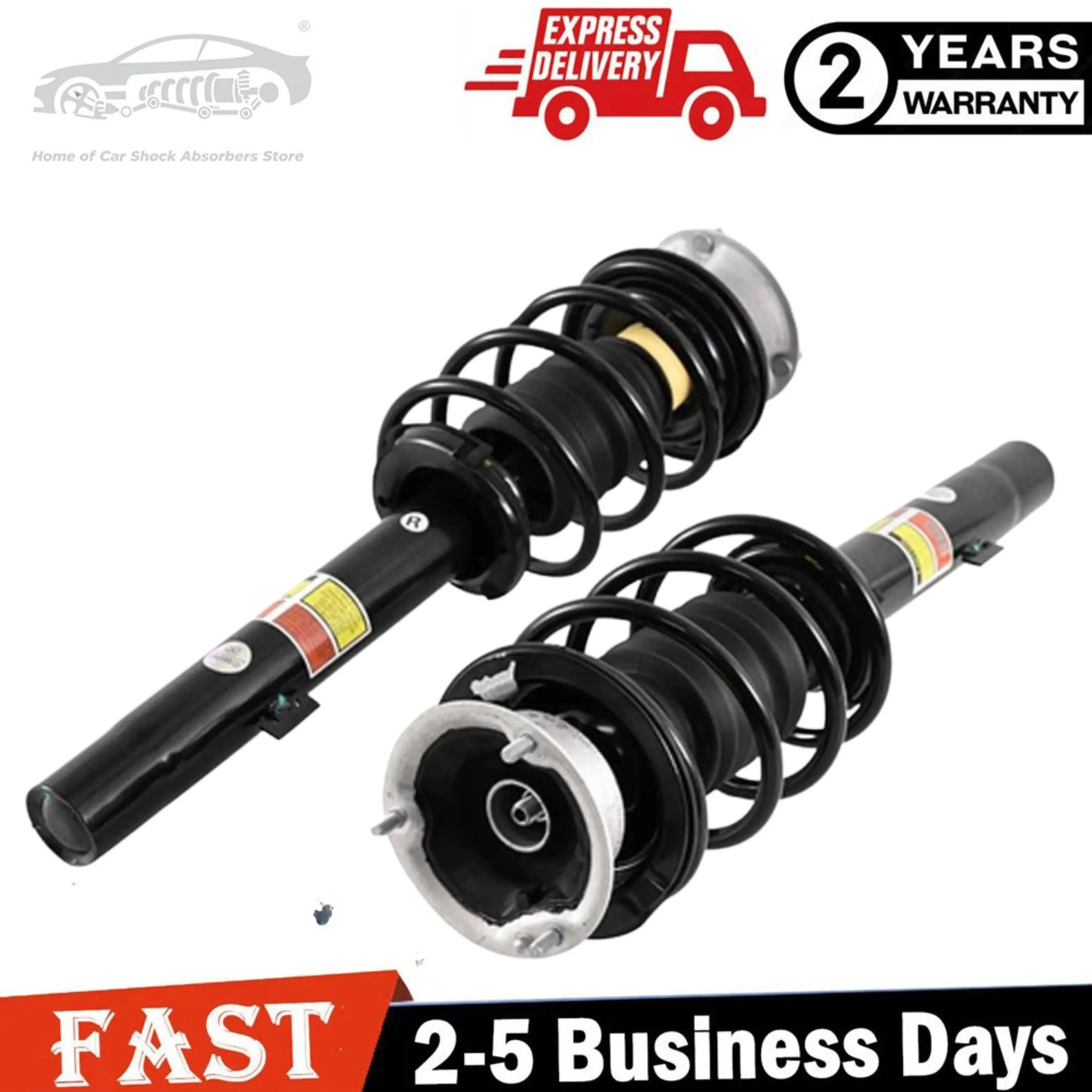 

Pair Front Shock Absorber Struts Assys Fit BMW E90 E91 E92 318i 320d 325i 330i 2005-2013 31306771177 31306771178 31306771180