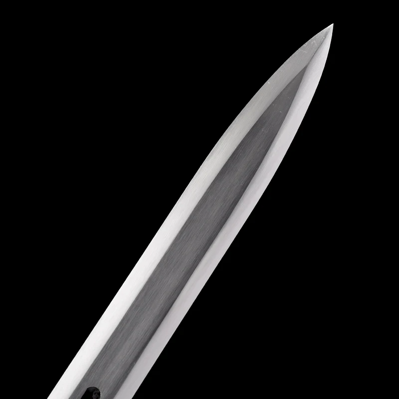 Chinese Han Jian Sword Spring Steel Blade Real Full Tang Sharp Ready Battle Metal Handle Combat Medieval Swords Kongfu Katanas view 3