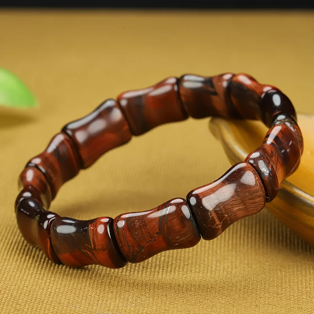 Red Eye Stone Bracelet - Tiger Stone Hand Row - Stylish Gift