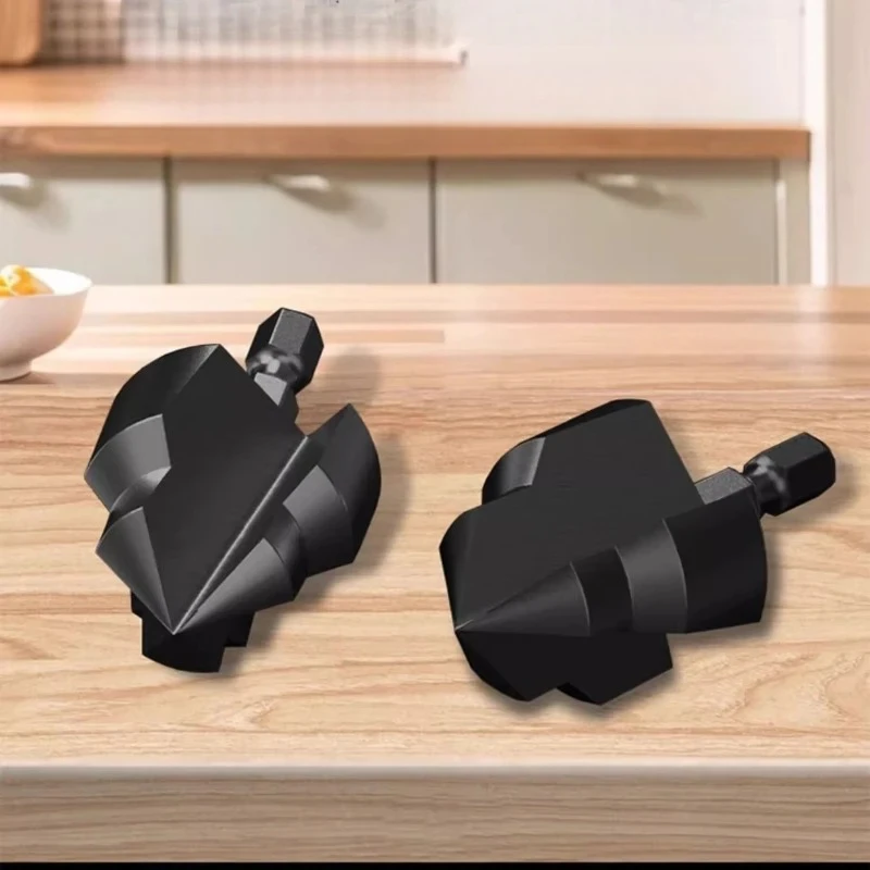 

3pcs PPR Drill Bit Upgraded Spiral 20-32mm Stepped Drill Bit Hex Shank Wear Resistance Water Pipe Expansion Drill Bit