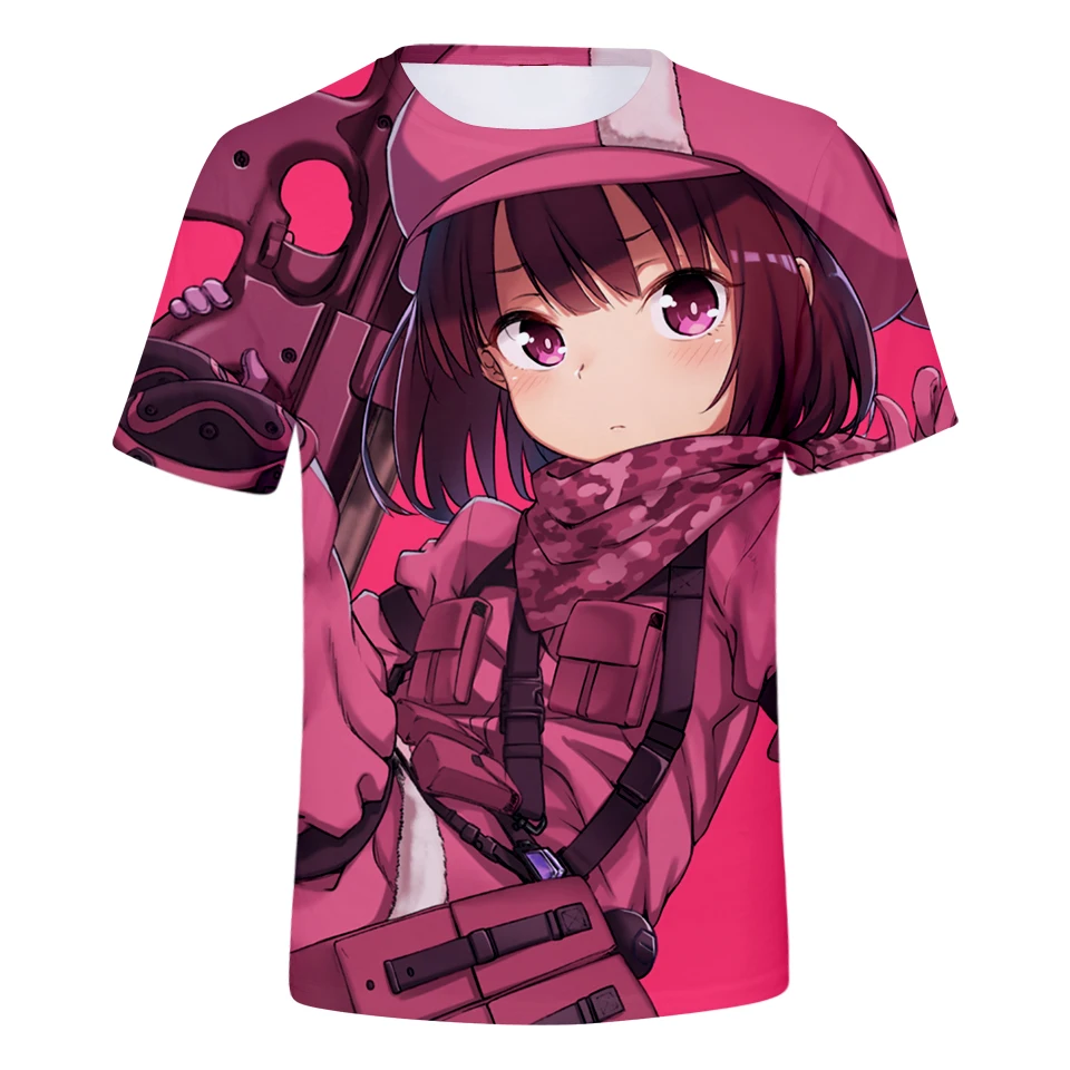 Sword Art Online Yuki Asuna 3D Print T-Shirt Men Women Fashion Short Sleeve Tops SAO Kirito Kirigaya Kazuto Funny Summer Tops