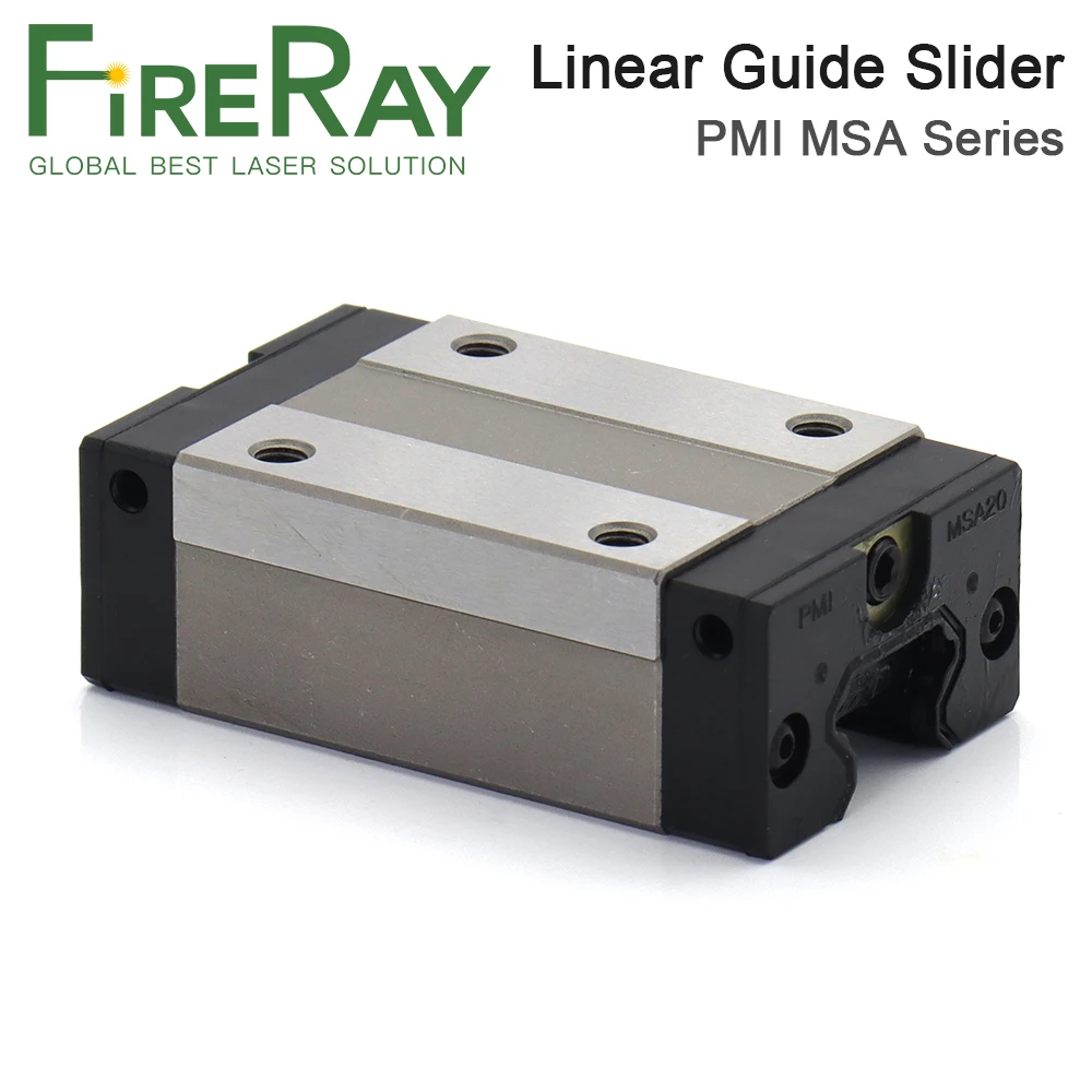 FireRay PMI MSA Series Guide Slider Block Linear Guideway Carriage for CO2 Laser Engraving Cutting Machine