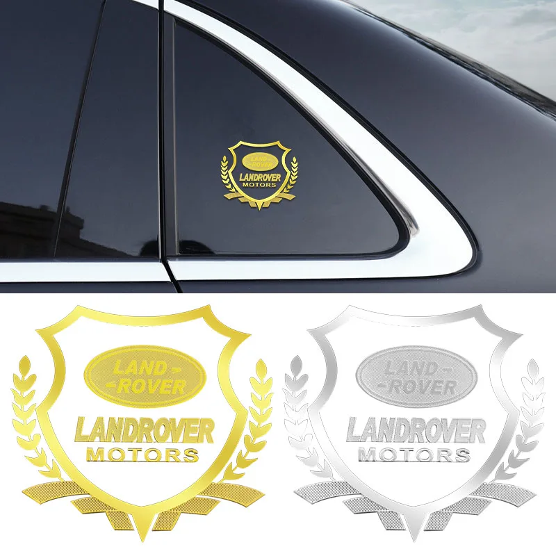1 Stück 3D-Aufkleber für die Karosserie, Weizenähren-Emblem, Dekoration für Land Rover Range Rover Discovery 3 4 Freelander 2, speziell für diese Modelle.