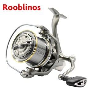 Ultraleve long spinning foundry, aluminum alloy spool, high speed fishing spool, 8000-14000 series, 17 + 1 bearing, 4.8: 1 10 Main Sales Long Cast Praia - №8