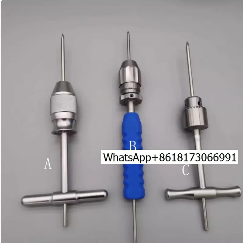 Orthopedic instruments, medical, Kirschner needles, elastic intramedullary nails,hollow hand drill advance and retreat devices
