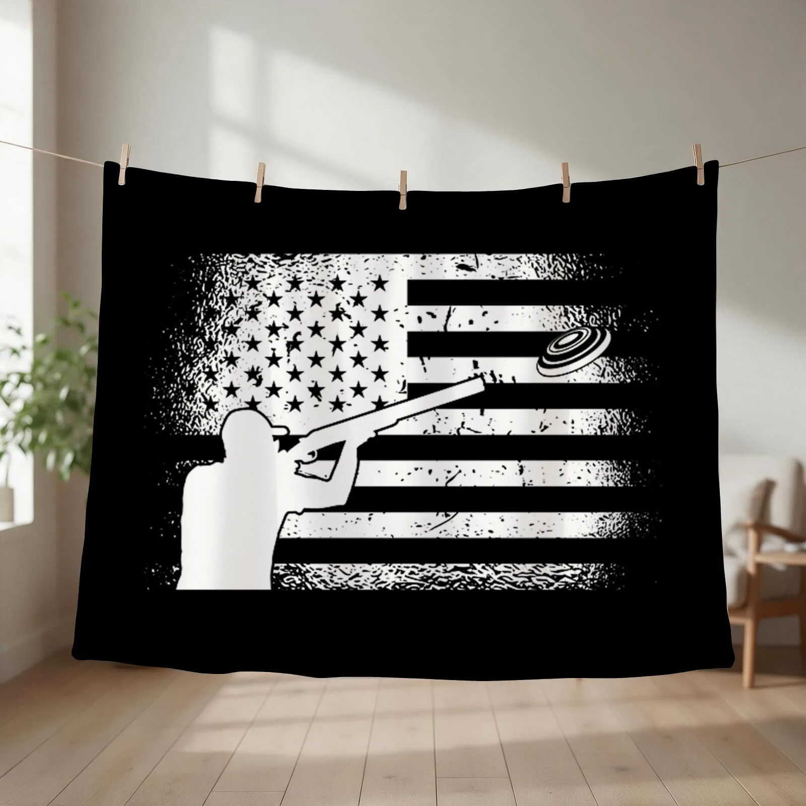 American Clay Shooting Throw Blanket Blankets For Sofas Weighted For Decorative Sofa Luxury Blankets