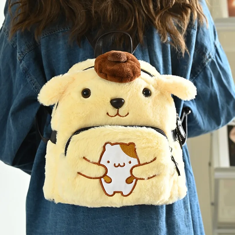 サンリオ漫画クロミぬいぐるみバックパックかわいいハローキティシナモロールメロディープリンファッションバックパック子供の祭りのギフト