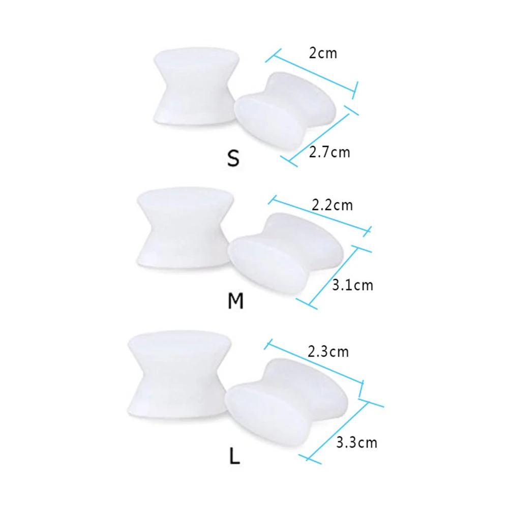 1 paio di regolatori ortopedici separatore dell'alluce dell'alluce distanziatore del dito dell'alluce correttore dell'alluce valgo regolatore cura dei piedi