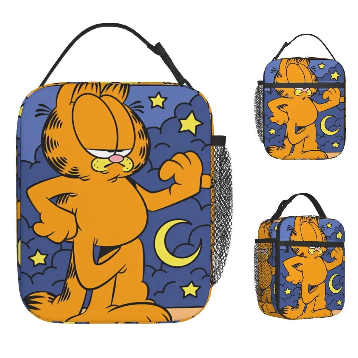 

Гарфилдс Карта Таро Кошка Изолированная сумка для обеда Герметичный контейнер для обеда Сумка-холодильник Большая сумка для обеда Офисная уличная сумка для бенто