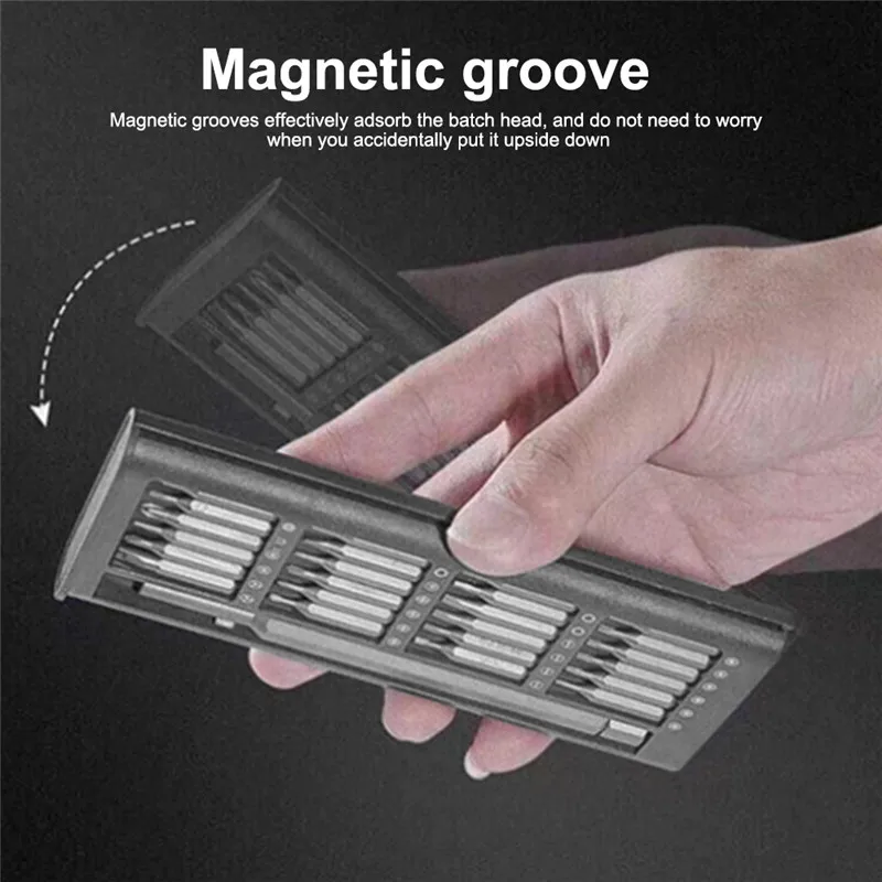 Xiaomi Screwdriver Kit 24 Precision Magnetic Bits DIY Dismountable Screwdriver Set Mini Tool Case for Smart Home PC Phone Repair