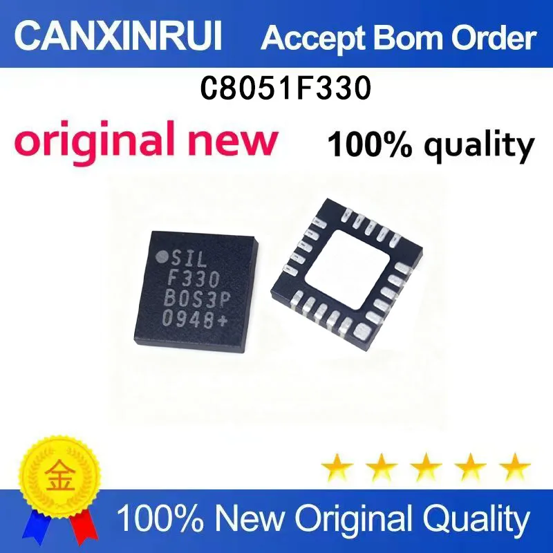 (5-100 Pieces) Brand new original C8051F330-GMR C8051F330 F330 QFN20