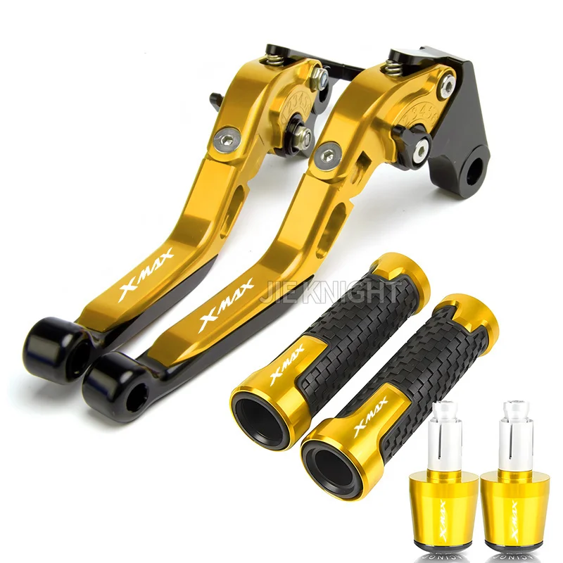 2024 For YAMAHA XMAX 125/200/250/400 XMAX125 XMAX200 XMAX250 XMAX400 All Years Moto Brake Clutch Lever Handlebar Hand Grips Ends