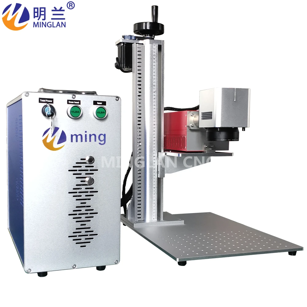 Mini Small Portable 3W 5W UV Laser Marking Machine Fiber Marker For PP Plastic PVC Glass