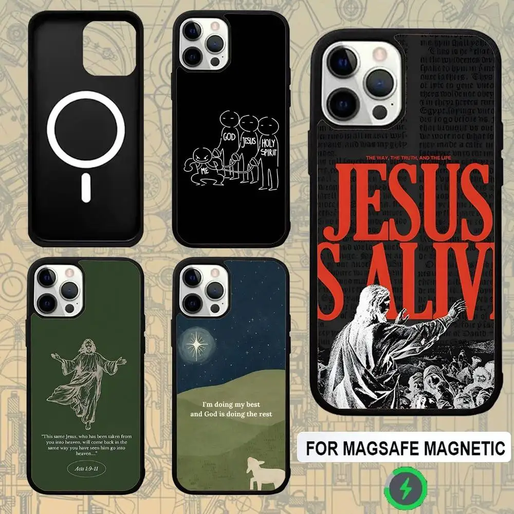 

Christmas Bible Verse Christian Phone Case For IPhone 16e,16,15,Pro,Max,14,Plus,13,12,11 Magesafe Magnetic Wireless Charge Cover
