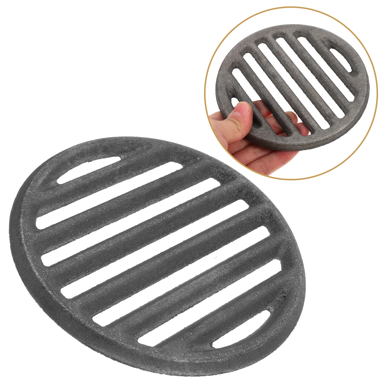 

Cast Iron Stove Grate Fire Grates Fireplace Accessories High Temperature Resistance Dad