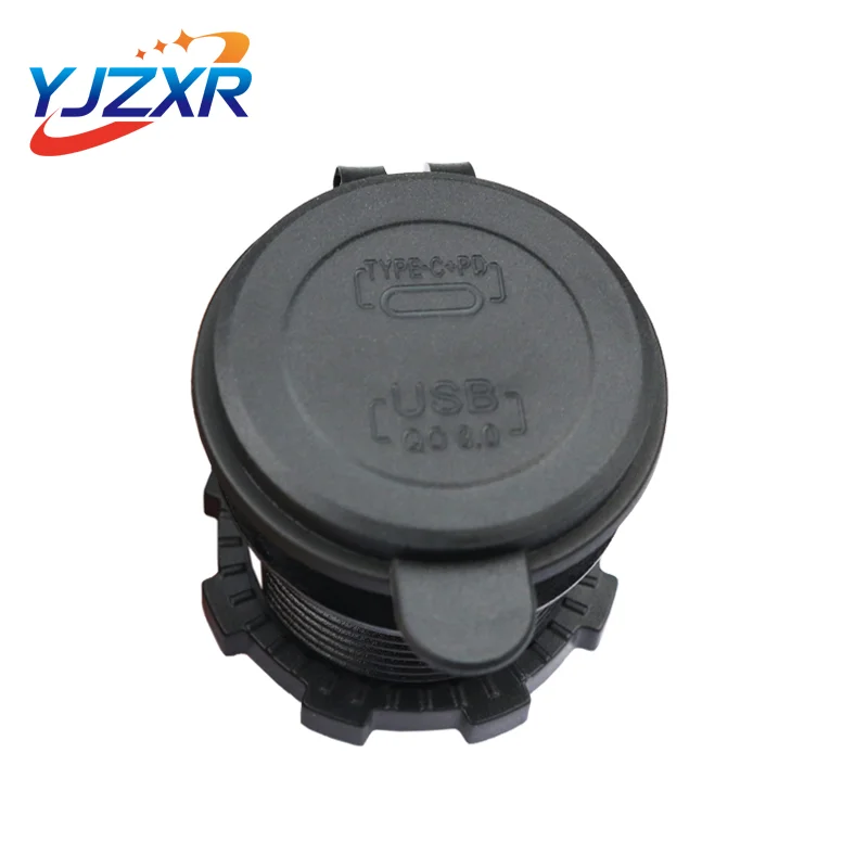 Cargador rápido de 12V/24V USB 3,0 tipo C batería cargador de coche