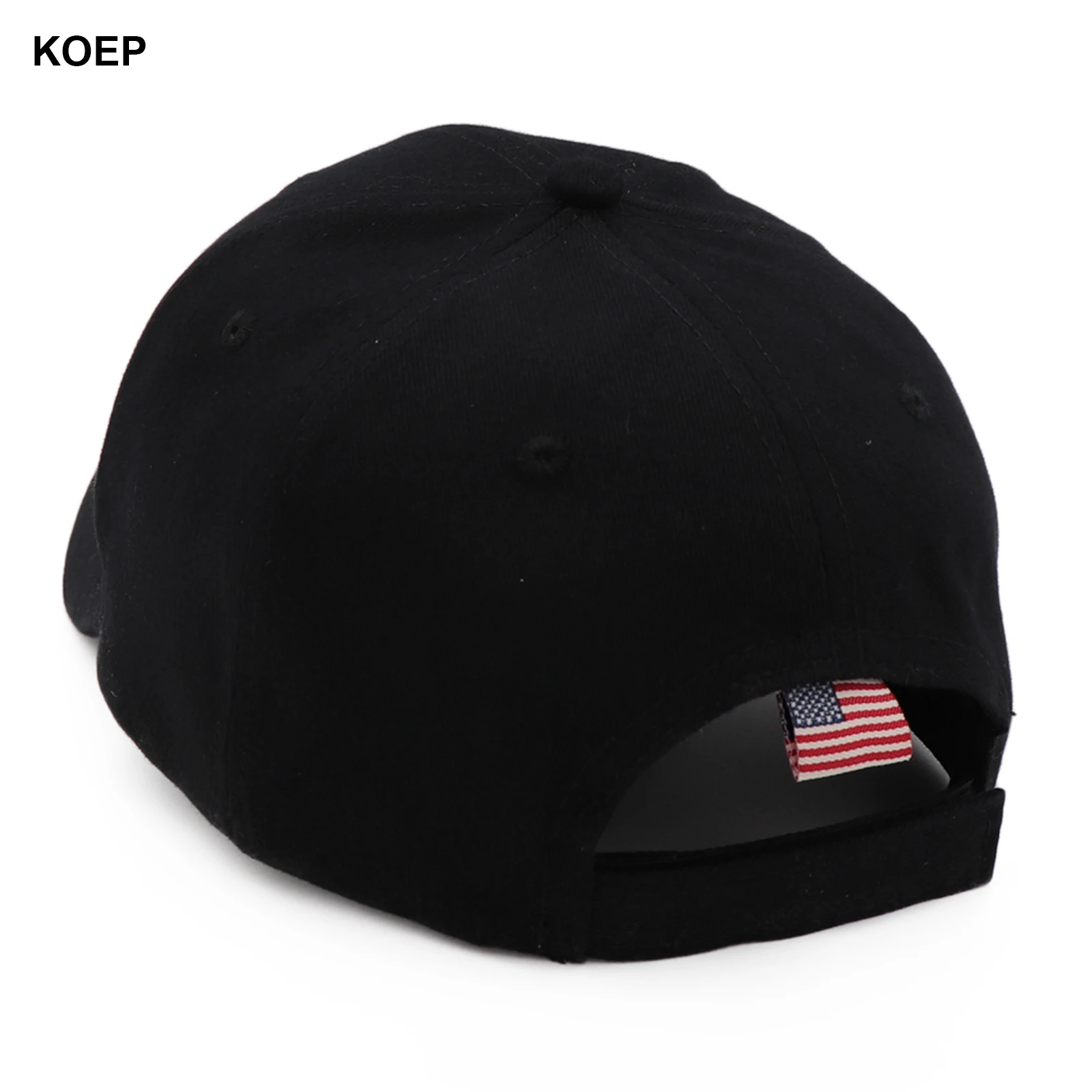 KOEP 2A USA Flag Baseball Caps Fishing Hiking Cap 2D Embroidery Outdoor Sports Snapback Hats