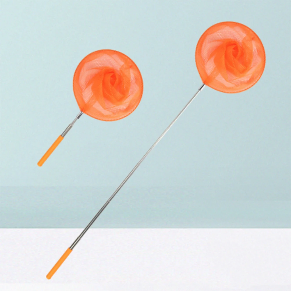 شبكة صيد قابلة للسحب للأطفال في الهواء الطلق على شكل فراشة اليعسوب شبكة من الفولاذ المقاوم للصدأ قابلة للطي من النايلون شبكات الهبوط