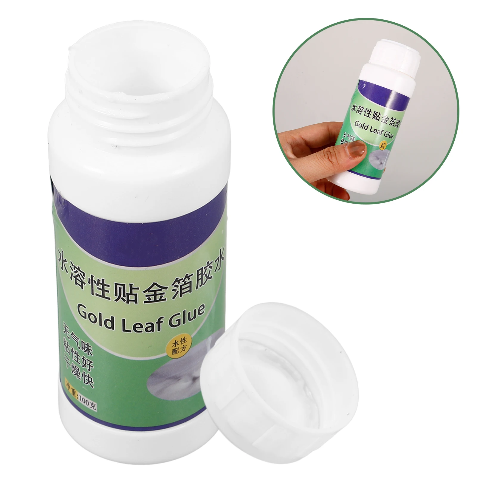 

Hot Stamping Glue for Crafting Leaf Adhesive Bonding Gold Leafing Supply Household