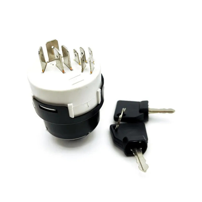 

M49K-For Excavator Accessories JCB 3XC 9-Pin Key Start Ignition Switch Electric Door Lock Start Switch
