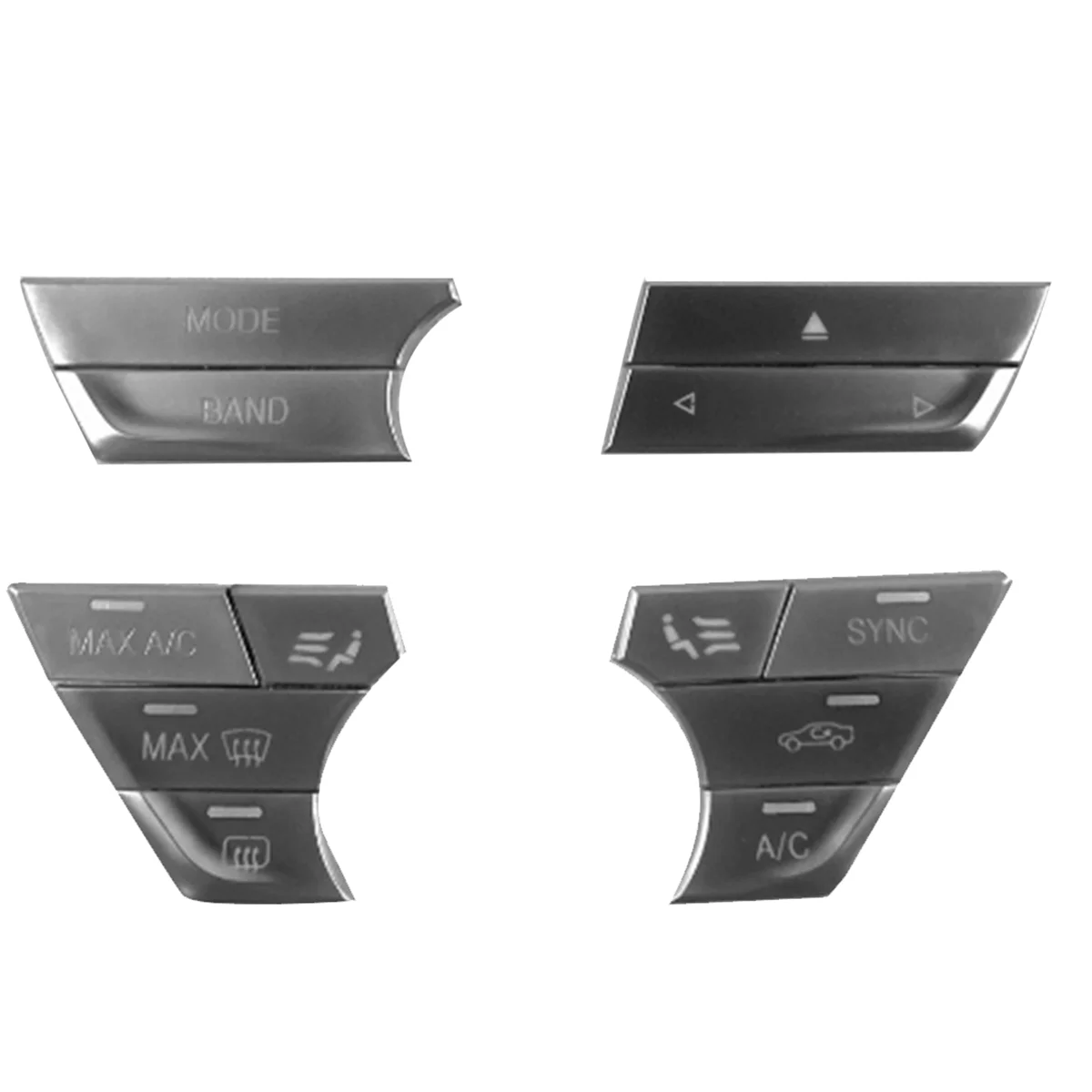 

NNR-Car Console Dashboard Air Conditioning Control Push Button Cover 61316834463 for 5 6 7 Series G30 G38 G11 G12 G32,A