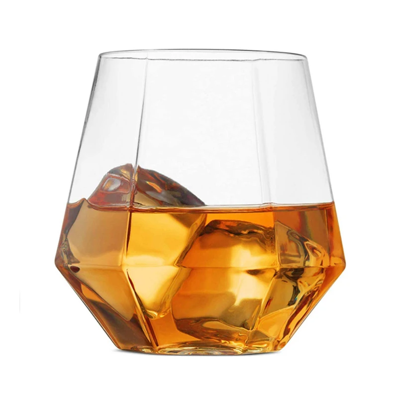 360ml Wedding Wine Plastic Simulated Glass Drinkware Transparent Cocktail Glass Party Bar Club Drinking Tools Tea Coffee Mug
