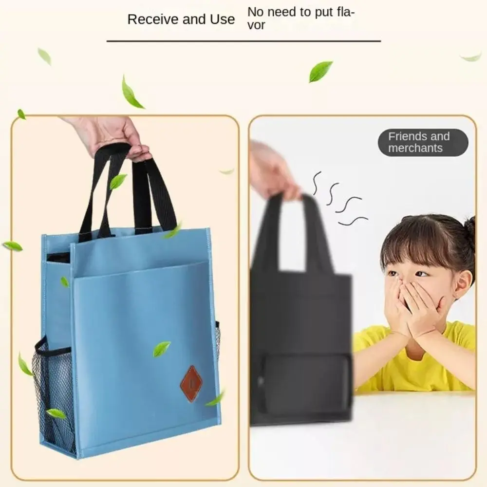 Multifunction Large-capacity Tote School Bag 3-Layer Oxford Cloth Tutorial Bag A4 File Bag Students