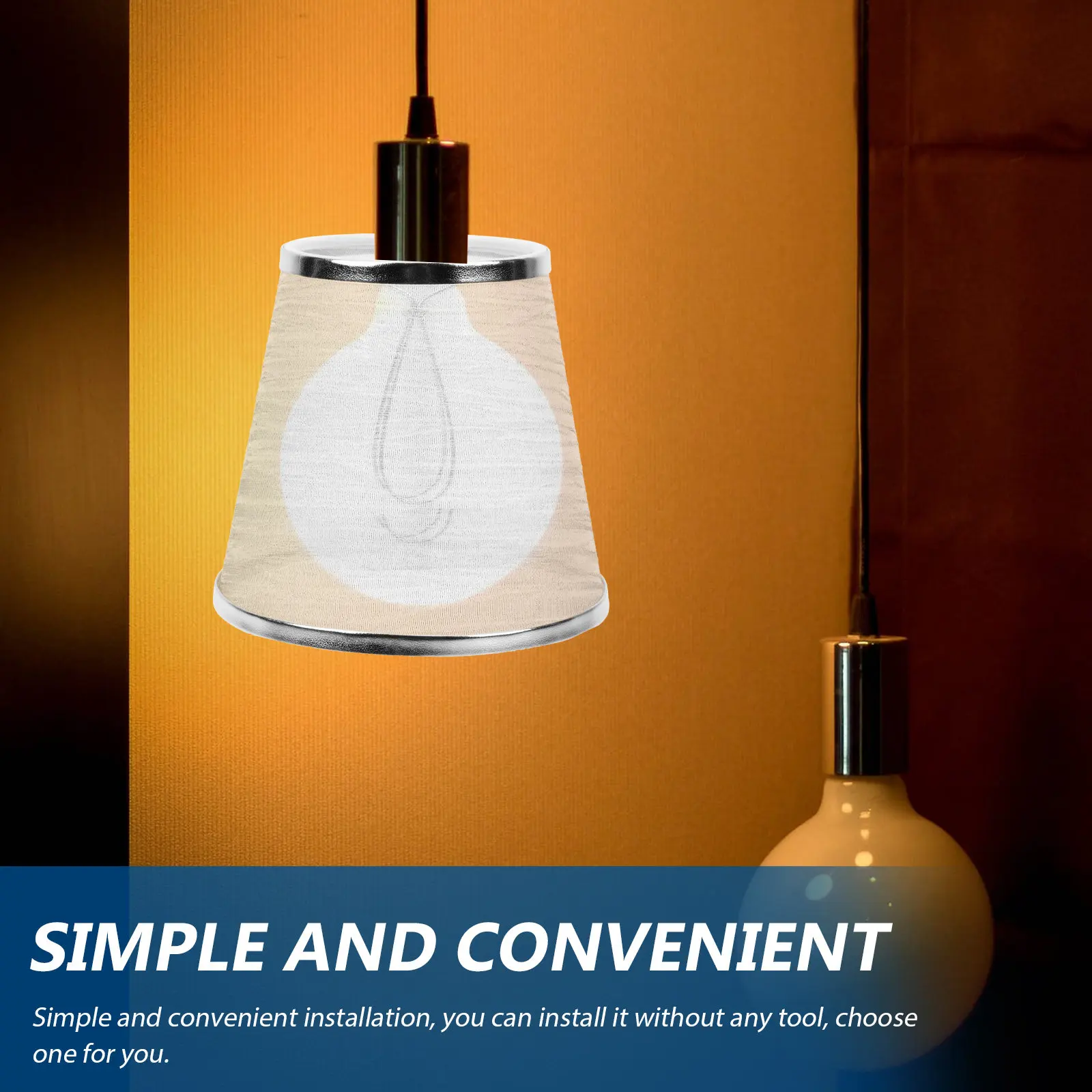 Round Transparent Floor Lamp Shade for Home Decor – Simple Chic, Easy Installation