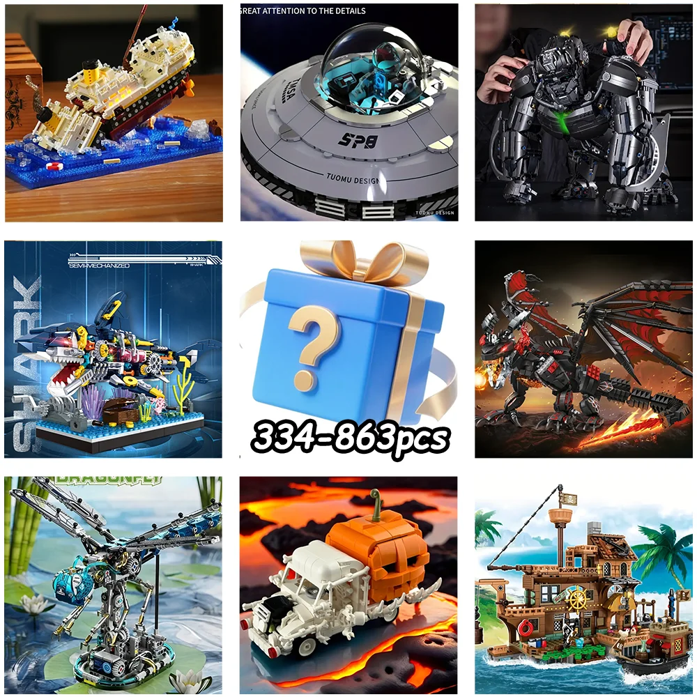 

Over 200 styles are randomly sent out, including blind box building blocks. Each box is a refreshing surprise