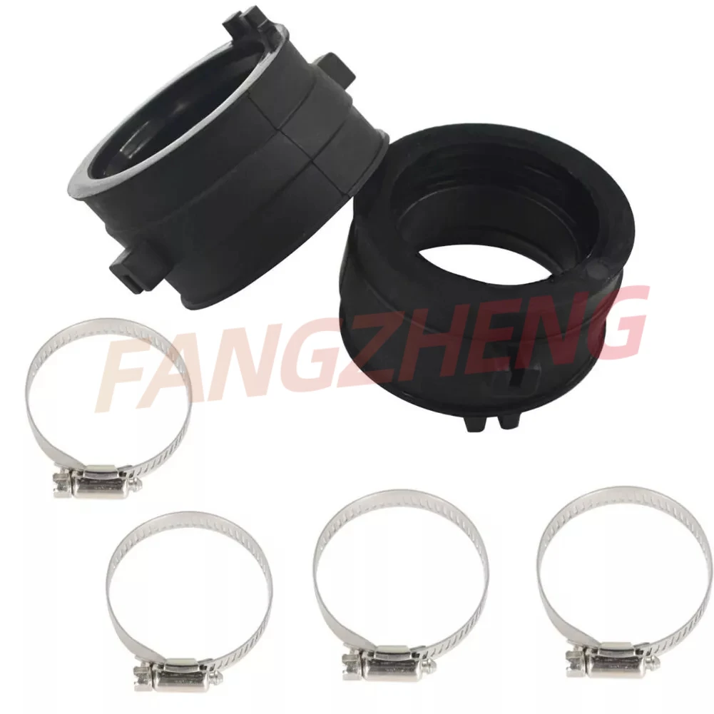 2Pcs Motorcycle Carburetor Intake Manifold Boots Fit For Honda VT600 VT750 Shadow 16211-MAW-600 Rubber Carb interface