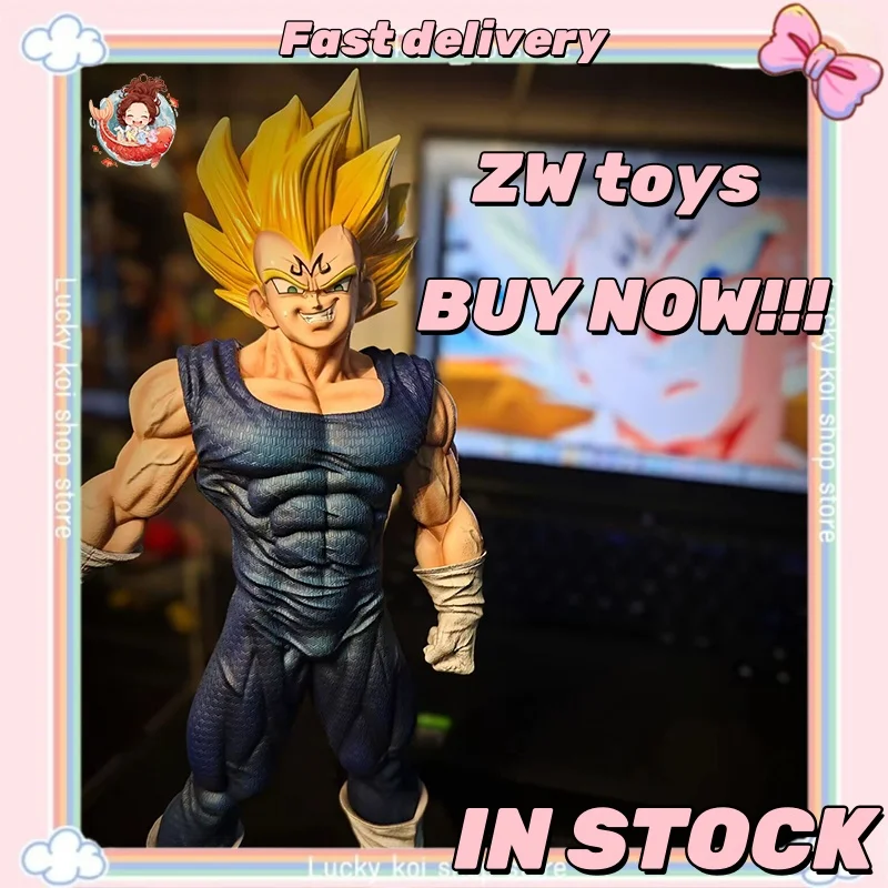 

В НАЛИЧИИ 28 см ZW игрушки Dragon Ball Vegeta Аниме Фигурки SG Magic man Vegeta Фигурки Super Saiyan Статуя из ПВХ Модель Подарочные игрушки
