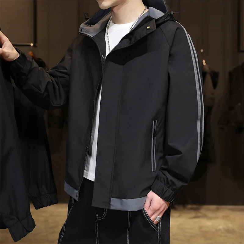

2022 Tactical Jacket Men Autumn Bomber Jacket Hooded Quick-dry Mens Coat Outerwear Army Male Military Jackets Zipper Breathable
