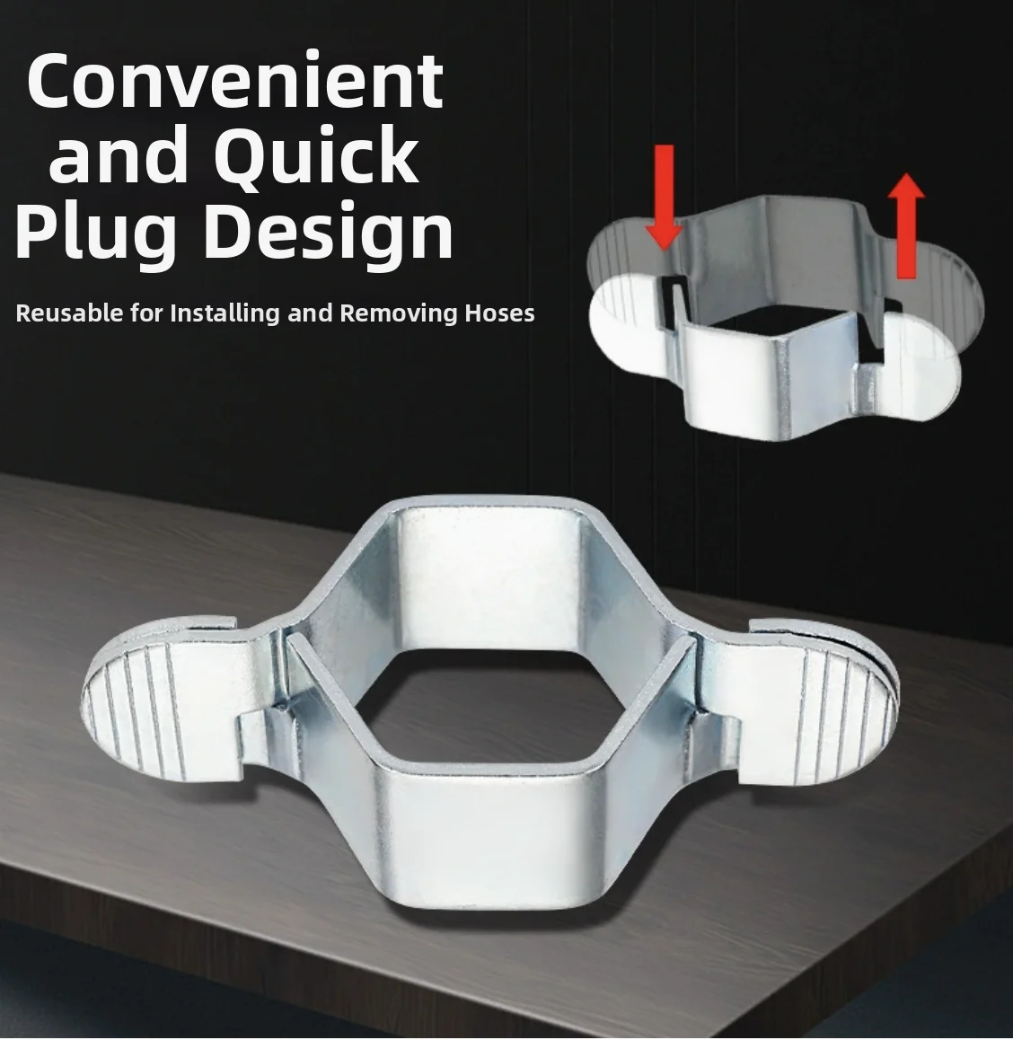 Removable Small Spanner G1/2 Universal Hose Spanner Bellows Hexagonal Hose Tap Spanner Reusable Gold Silver Available
