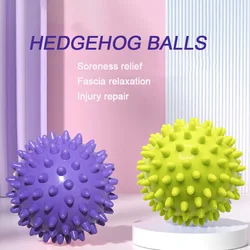 9cm PVC Spiky Massage Yoga Ball Trigger Point Sport Fitness mano piede dolore sollievo dallo Stress Muscle Relax Unisex Stab Massage Ball