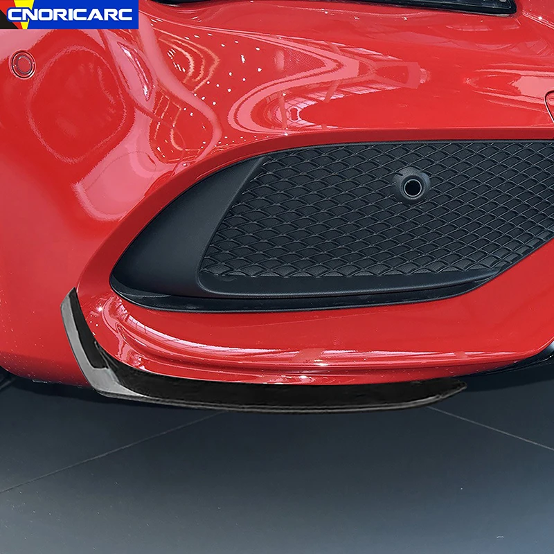 

For Mercedes Benz CLA C117 CLA200 220 2016-2019 Car Front Lip Spoiler Air Knife Frame Trim Strips Sticker Exterior Accessories