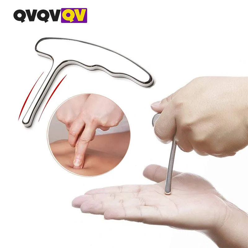 

Stainless Steel Trigger Point Massage Tool-Deep Tissue Massage- Reflexology Acupressure Massage Tools for Relieve Muscle Pain